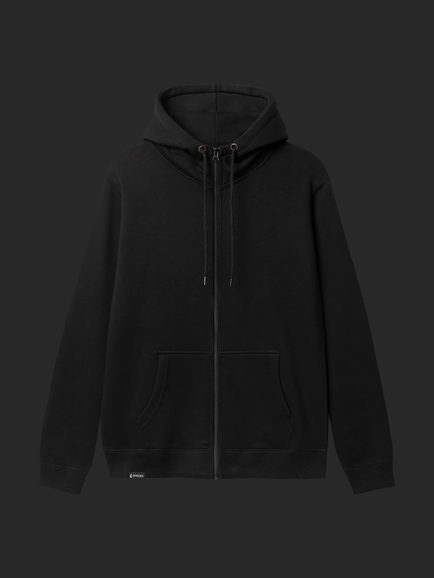 Embark Zip Hood Back print