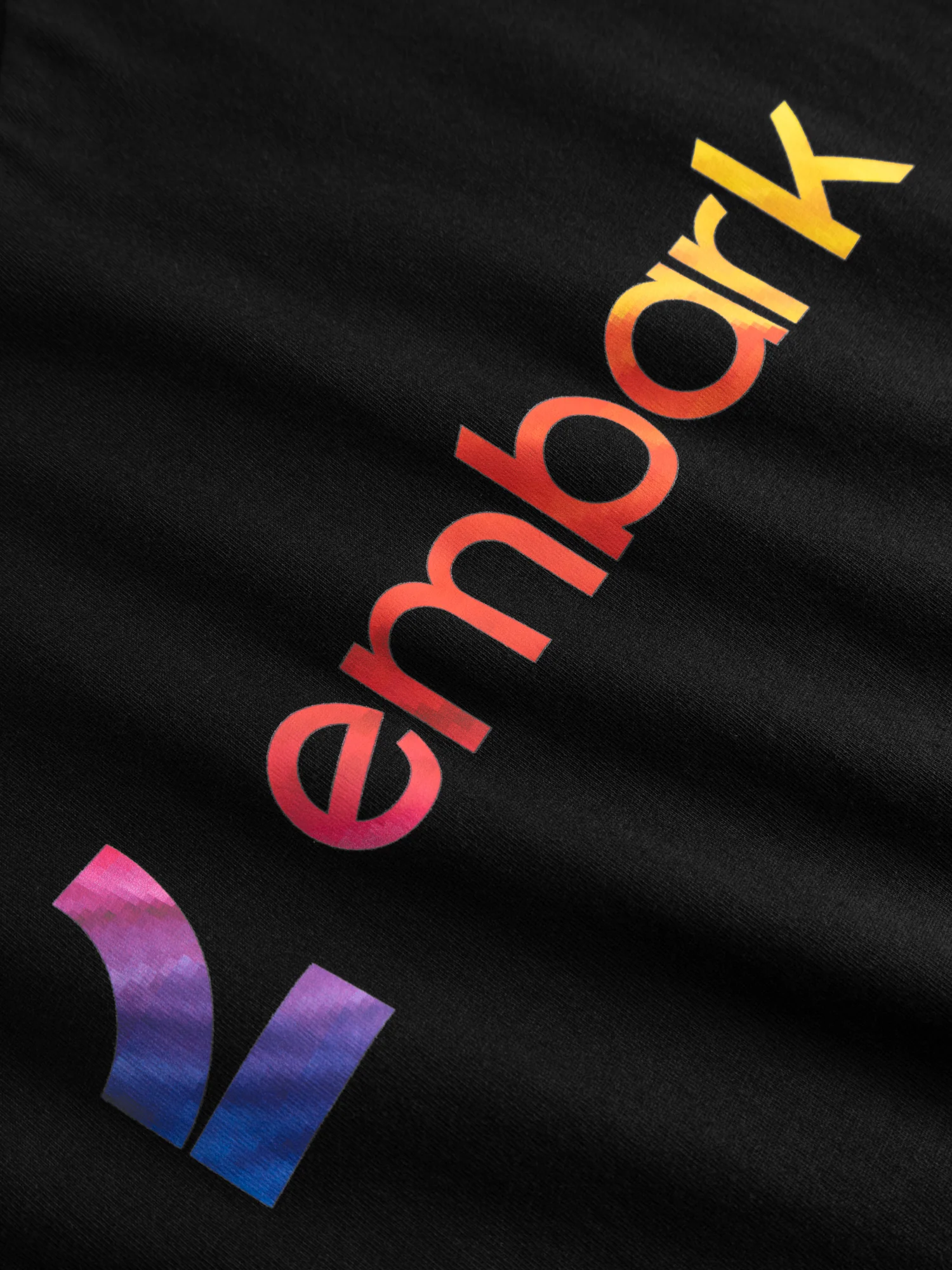 T-shirt black logo Embark multicolour - Image 4