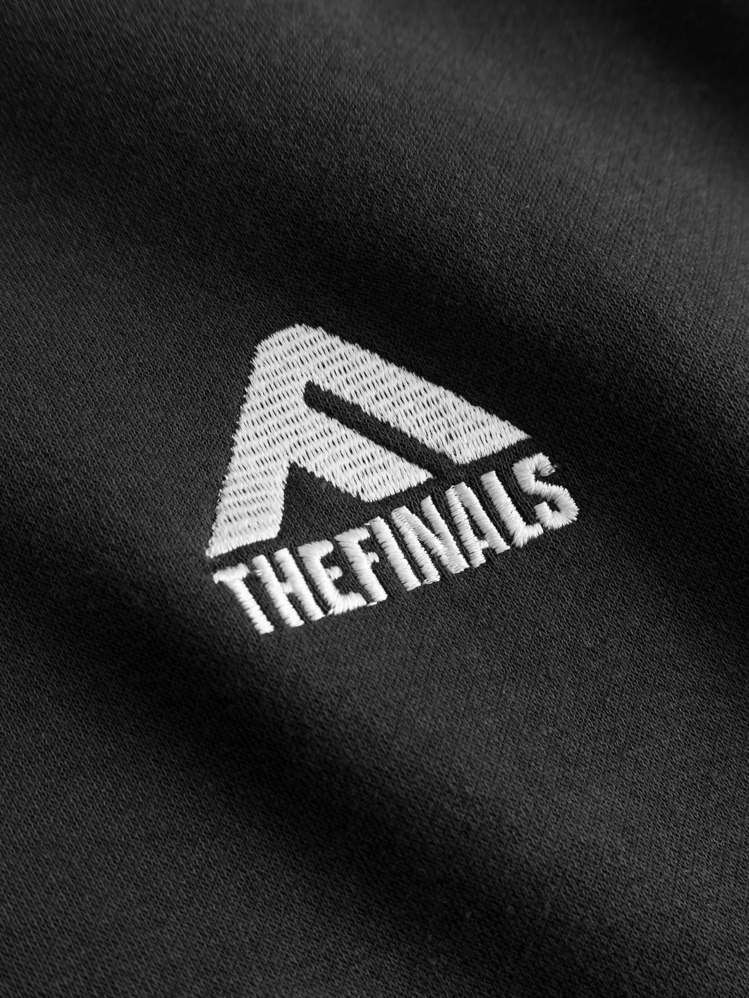 The Finals Hoodie Charcoal Sleeve tape - Image 4
