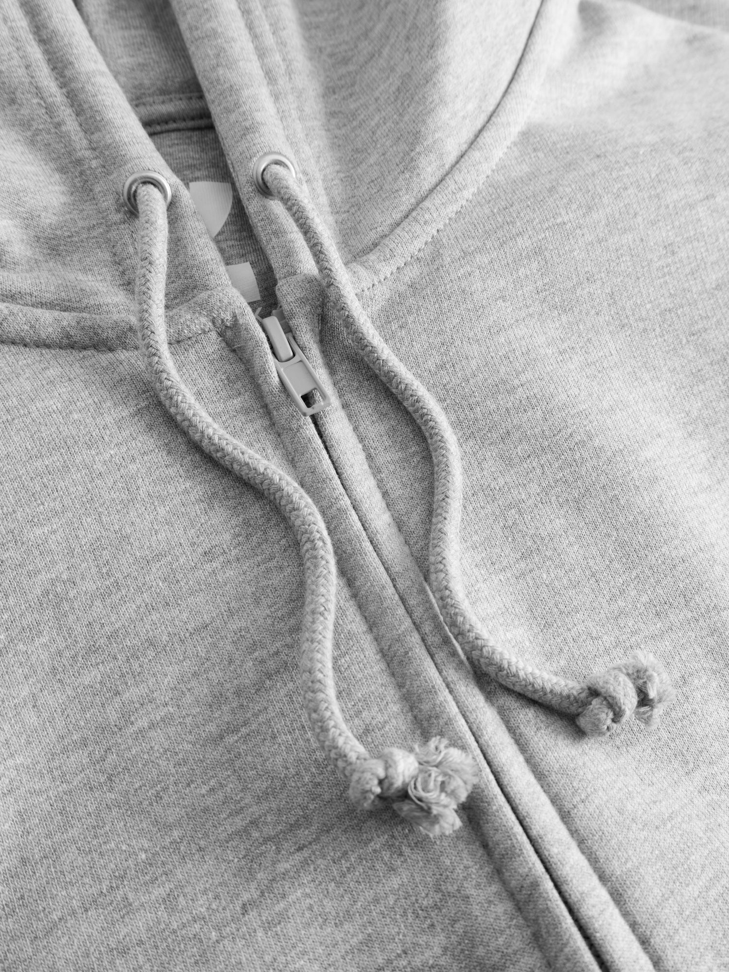 Zip Hood greymelange logo - Image 3