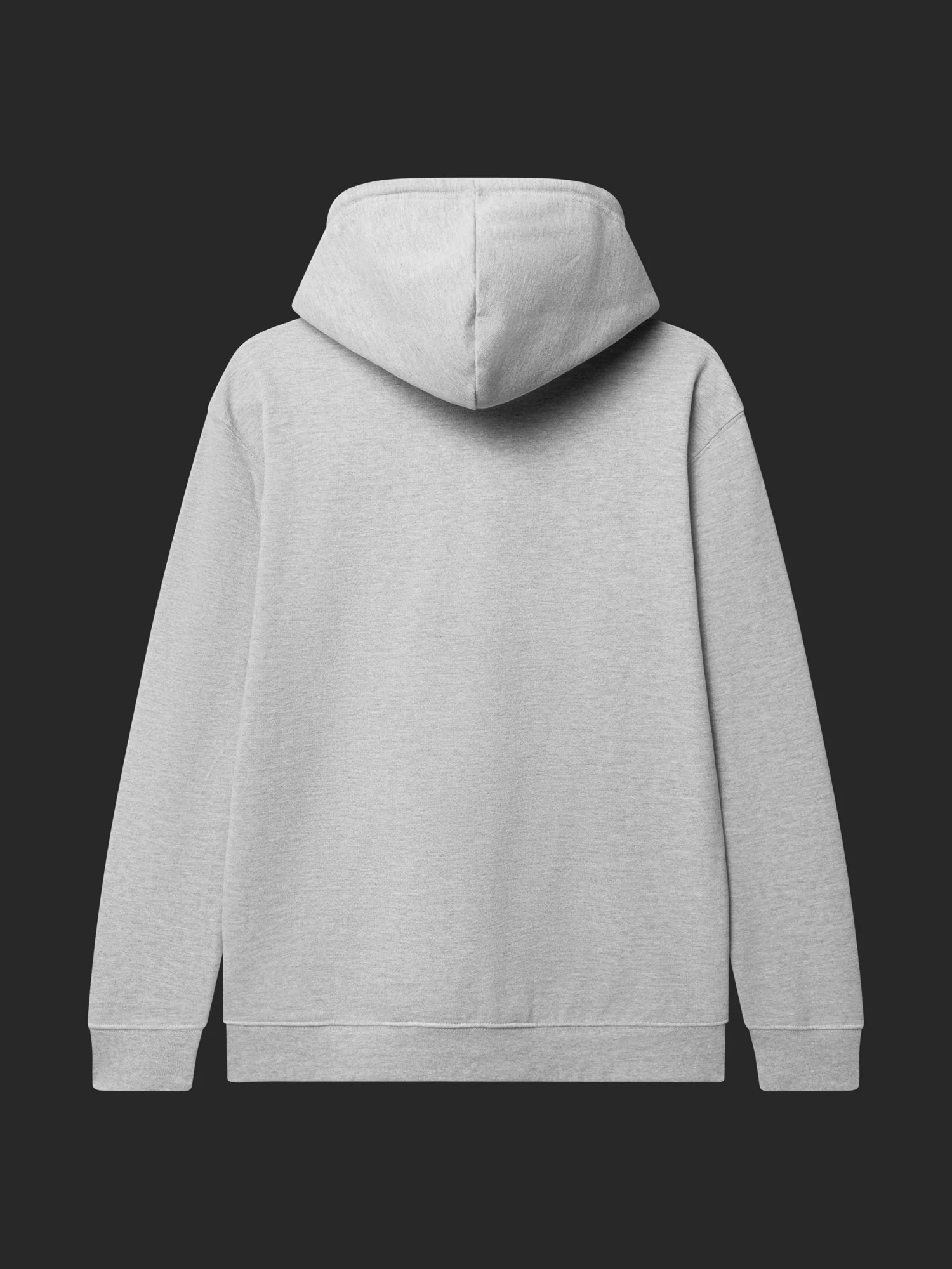 Zip Hood greymelange small logo - Image 2